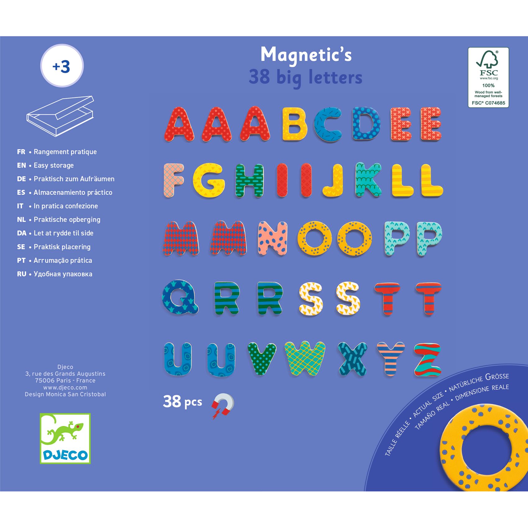 lasten aakkosmagneetit