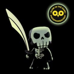 pimeässä loistava Skully-figuuri