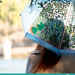 läpinäkyvä sateenvarjo