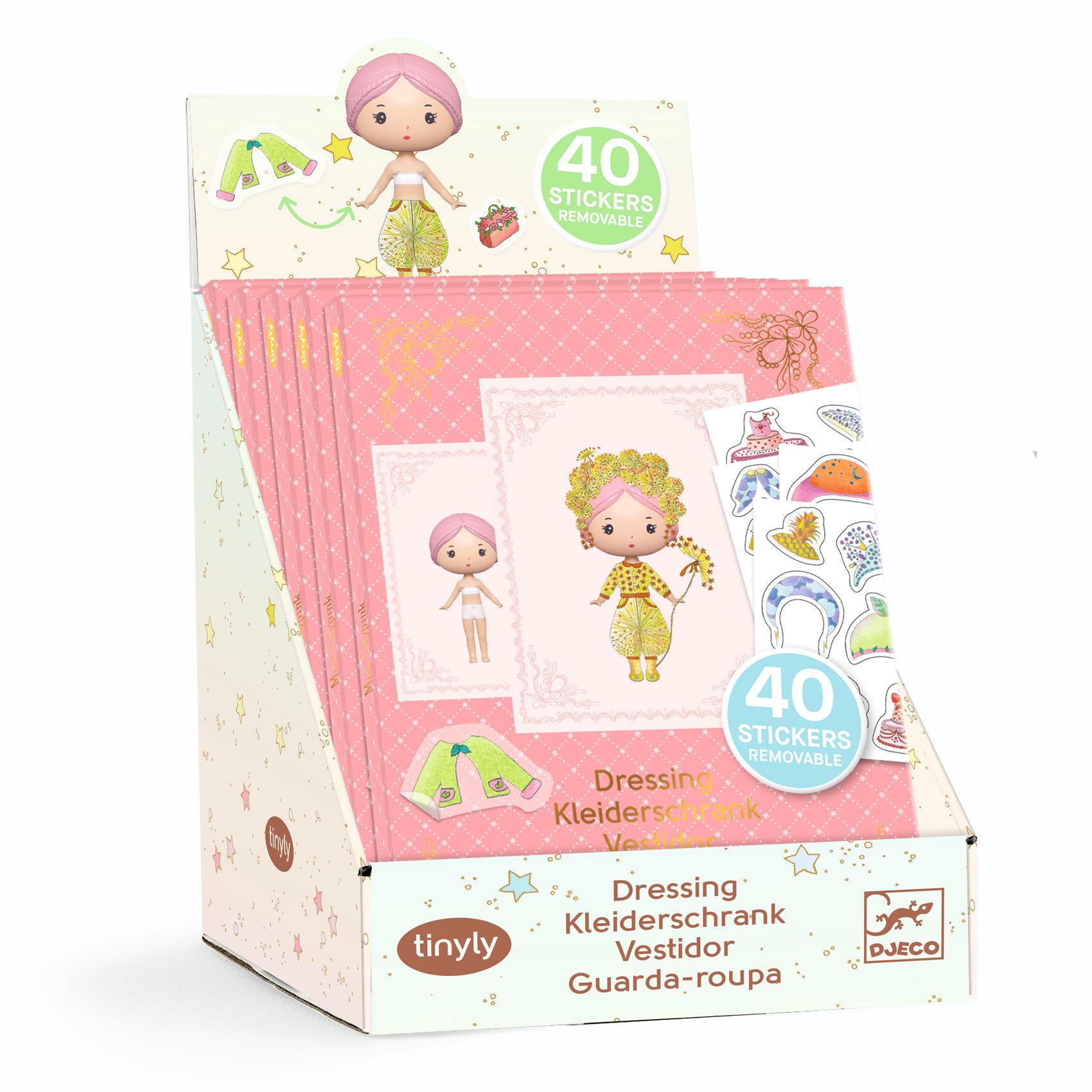 Djeco Tinyly-siirtokuvat - Miss Lilypink - Image 5