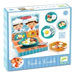 Djeco Cook & scratch paistinpannu ja ruokia