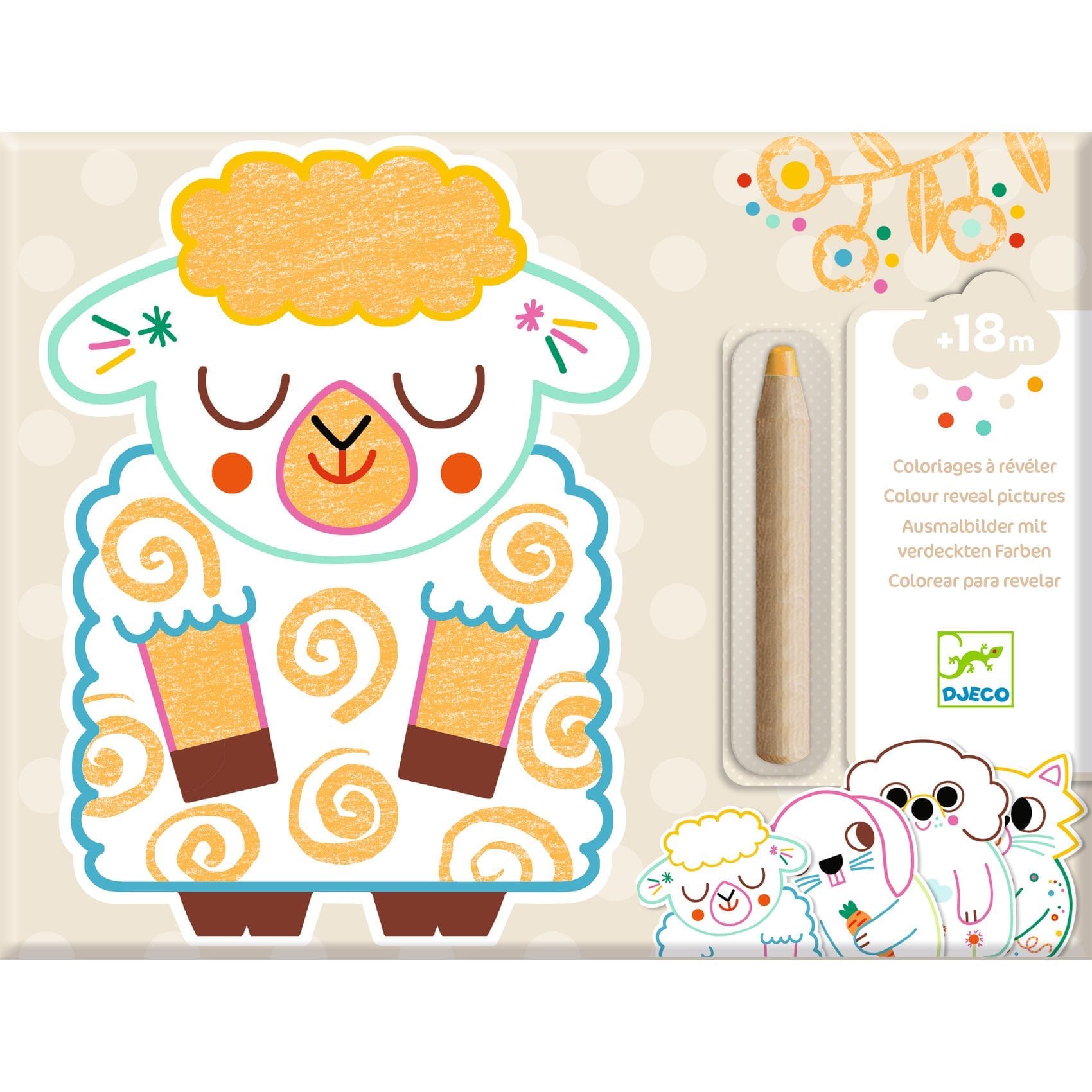 Djeco väritystyö - kotieläimet