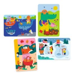 Alternative view of Djeco väritä vedellä vuodenajat