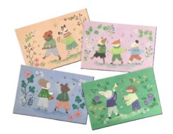 Yksisosainen kortti + kirjekuori, ystävykset