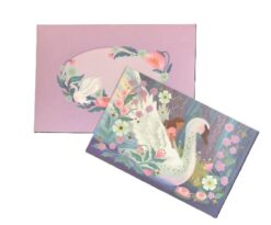 Alternative view of Yksisosainen kortti + kirjekuori, satumaiset eläimet
