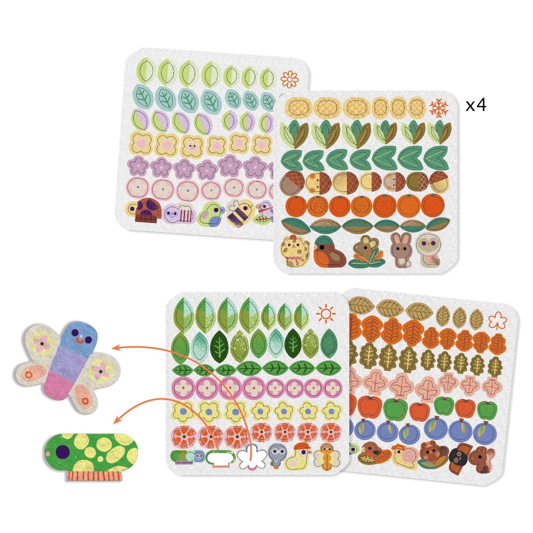 Djeco huopa-askartelu, vuodenajat - Image 4