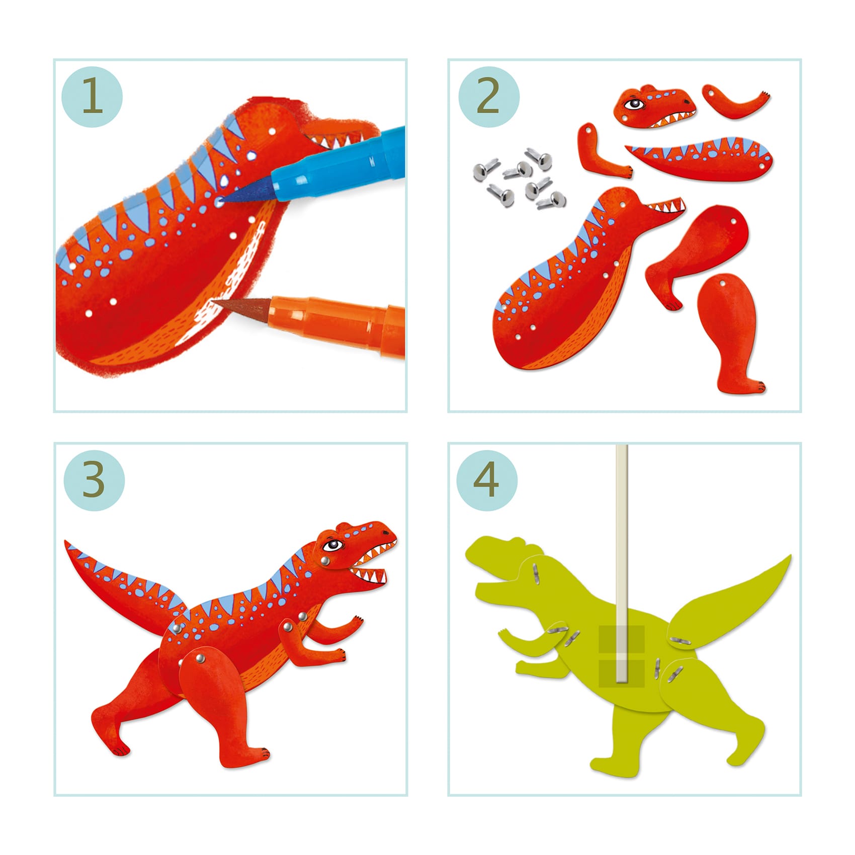 Djeco dinosaurus varjonuket - Image 3