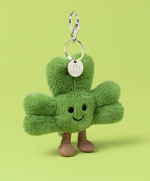 Jellycat Amuseables Siofra Shamrock Bag Charm - Image 2