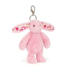 Alternative view of Jellycat Blushkin Blossom Bunny Bag Charm