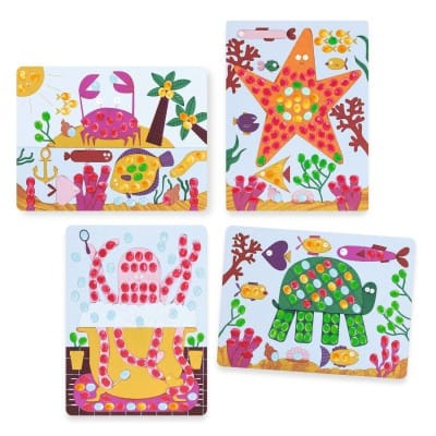 Sormivärityö - Dots and fish - Image 2