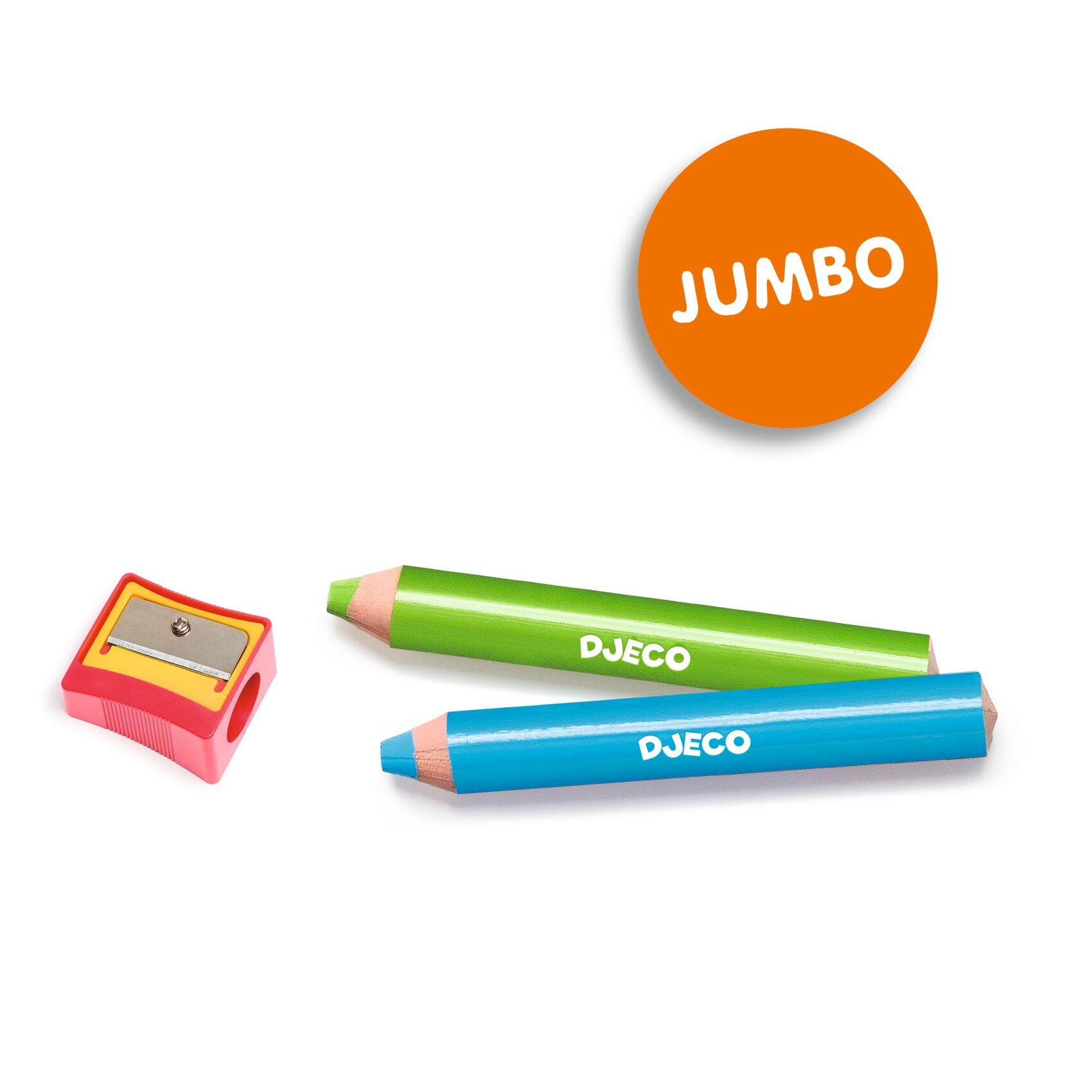 Djeco jumbo puuvärit 8 kpl - Image 3