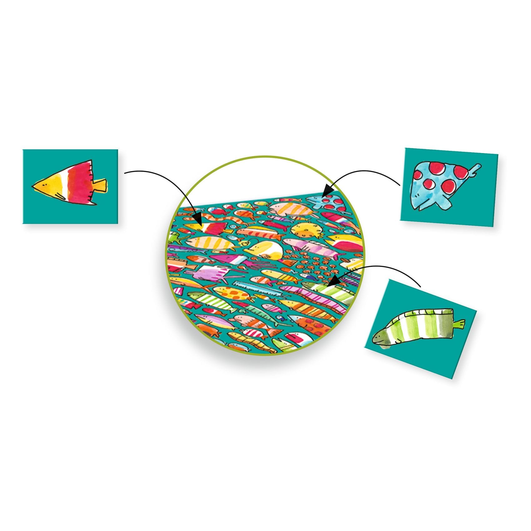 Djeco Fishy-fish seek and find - Image 3