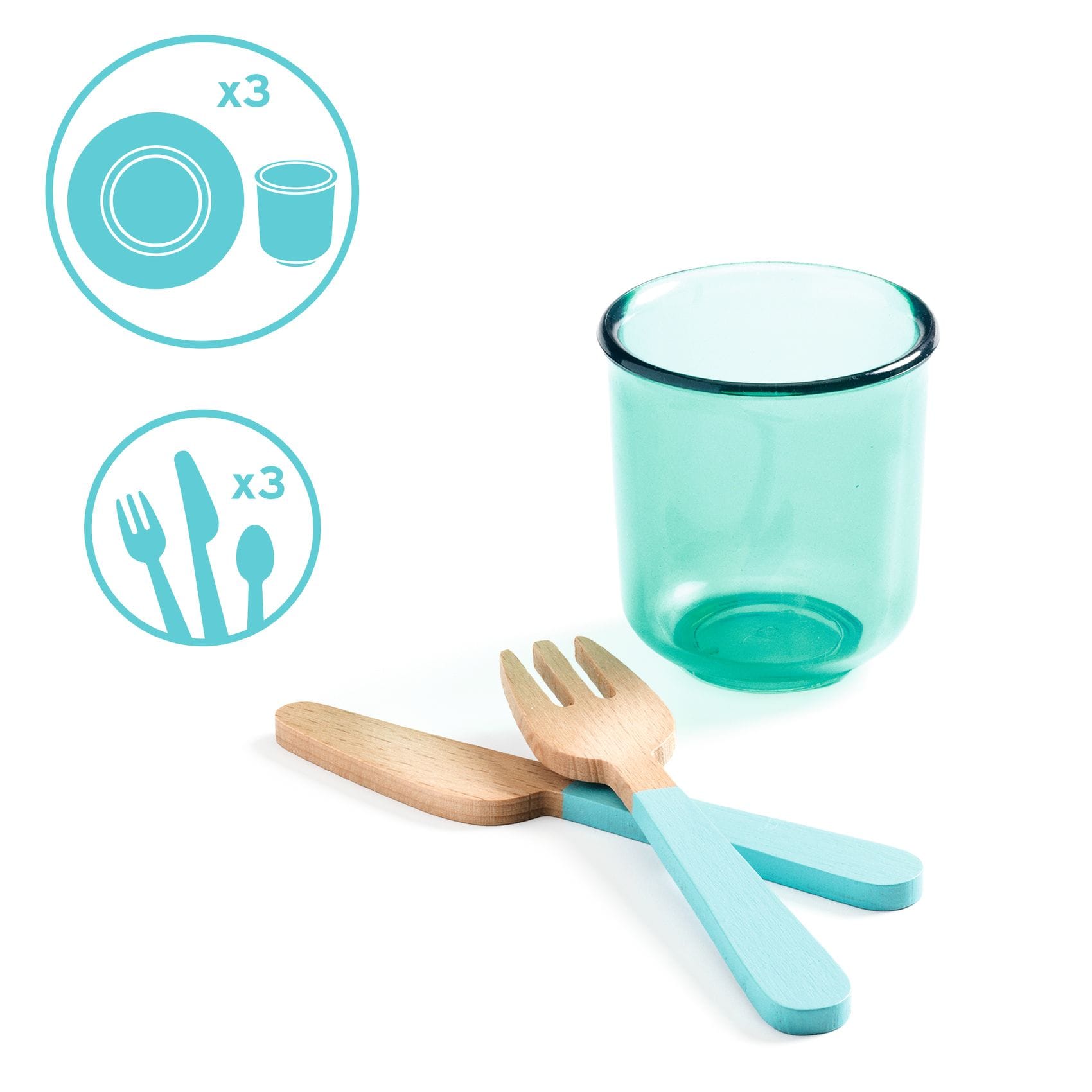 Djeco astiastosetti - Dishware kit - Image 3