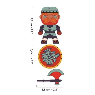 Djeco Arty Toys viikinki Grognak - Image 3