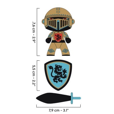 Djeco Arty Toys ritari Knight Azur - Image 3