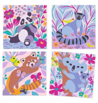 Djeco värihiekkatyö - Velvety paws - Image 2