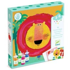 Djeco maalaa sormilla - Crazy animals Finger painting