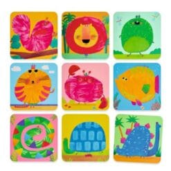 Djeco maalaa sormilla - Crazy animals Finger painting - Image 2