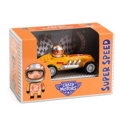 Djeco Crazy motors auto Yellow Super Speed - Image 2