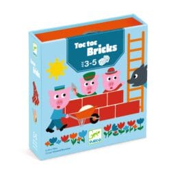 Djeco Toc Toc Bricks! Kolme pientä porsasta lautapeli