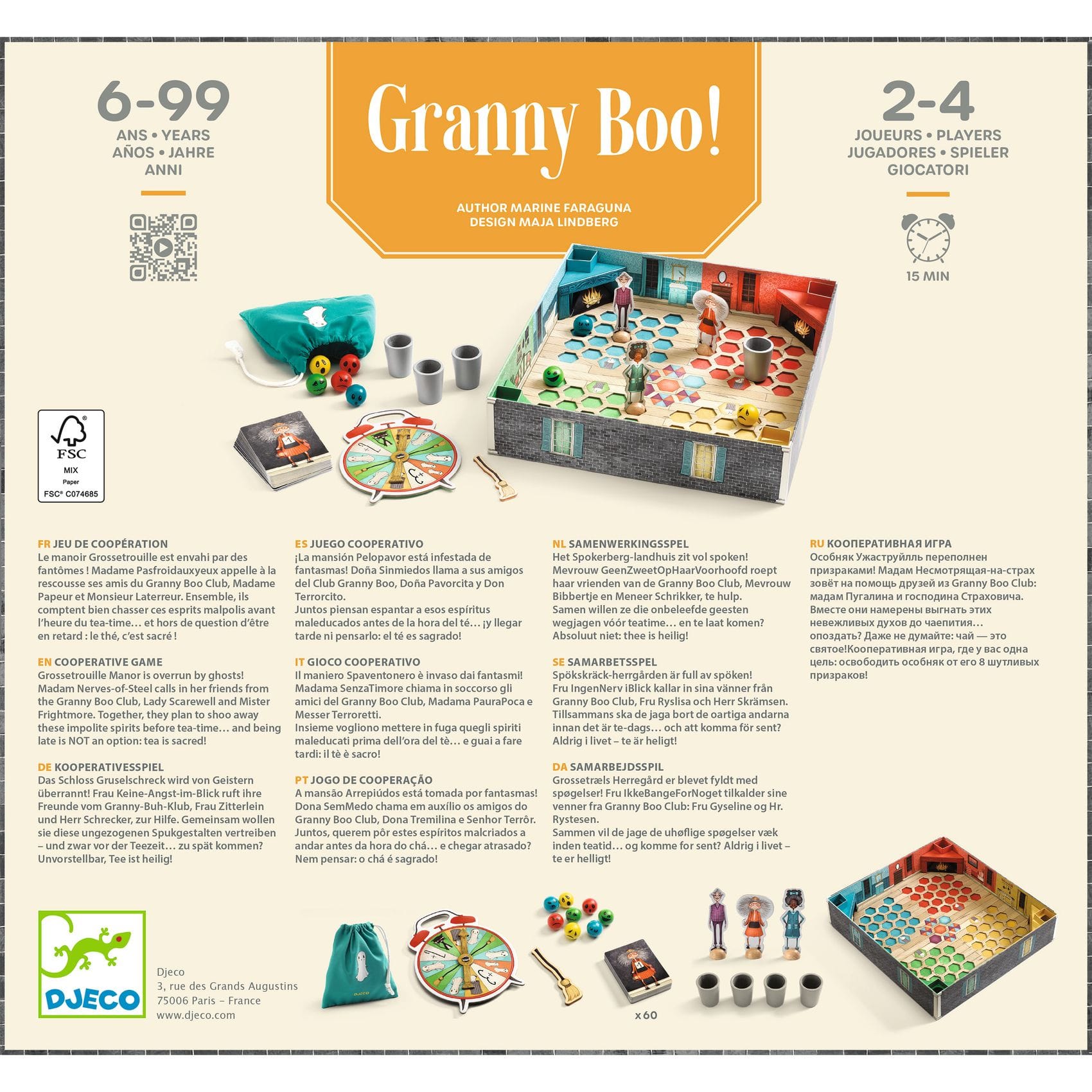Djeco Granny boo! lautapeli - Image 4