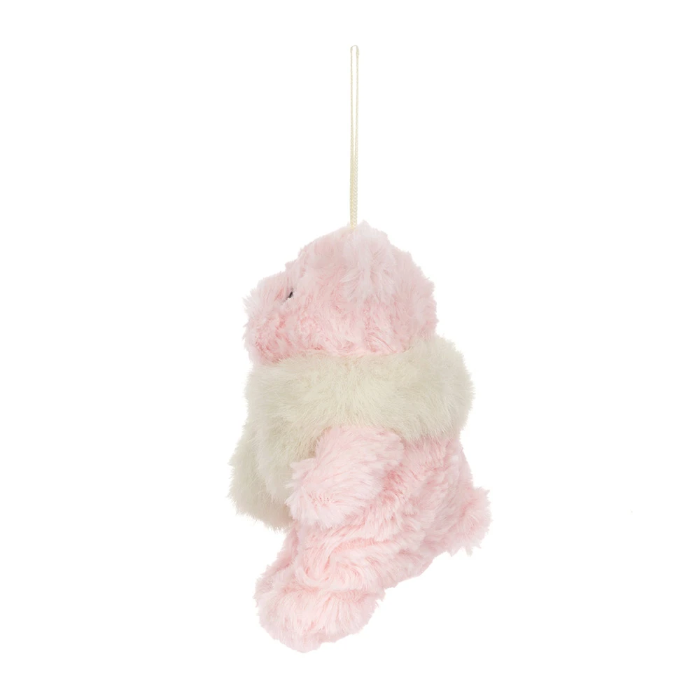 Jellycat Leola Bear Winter Warmer Decoration - Image 3